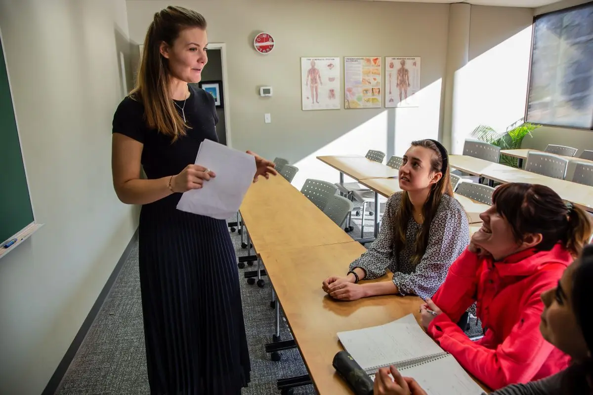 Students in the classroom