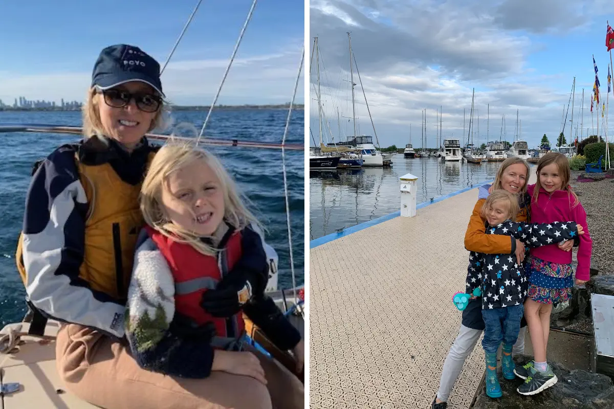 Agnieszka Rum enjoying quality family time and outdoor recreation while embracing a holistic lifestyle