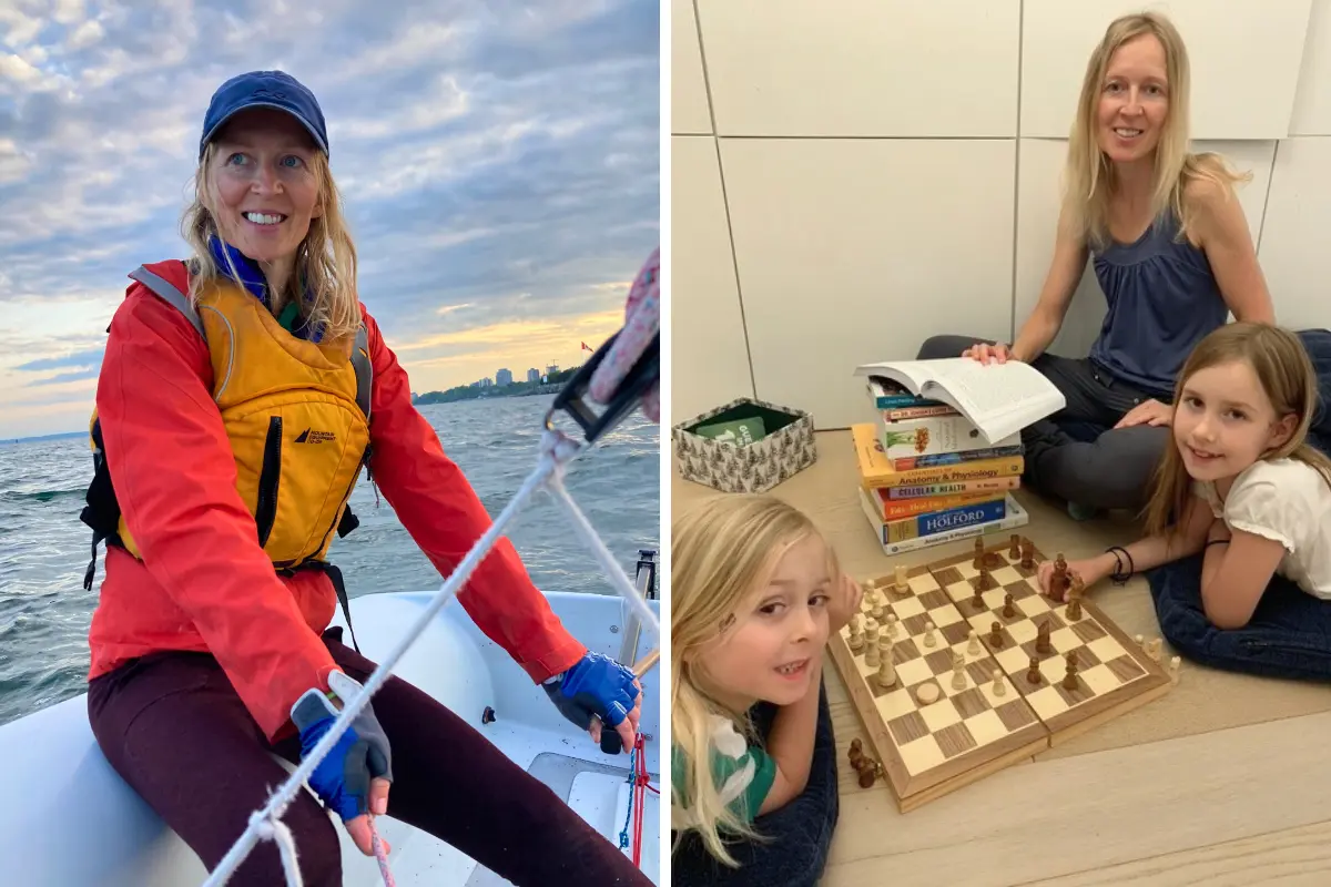 Agnieszka Rum balancing holistic nutrition studies with family life and lifelong learning