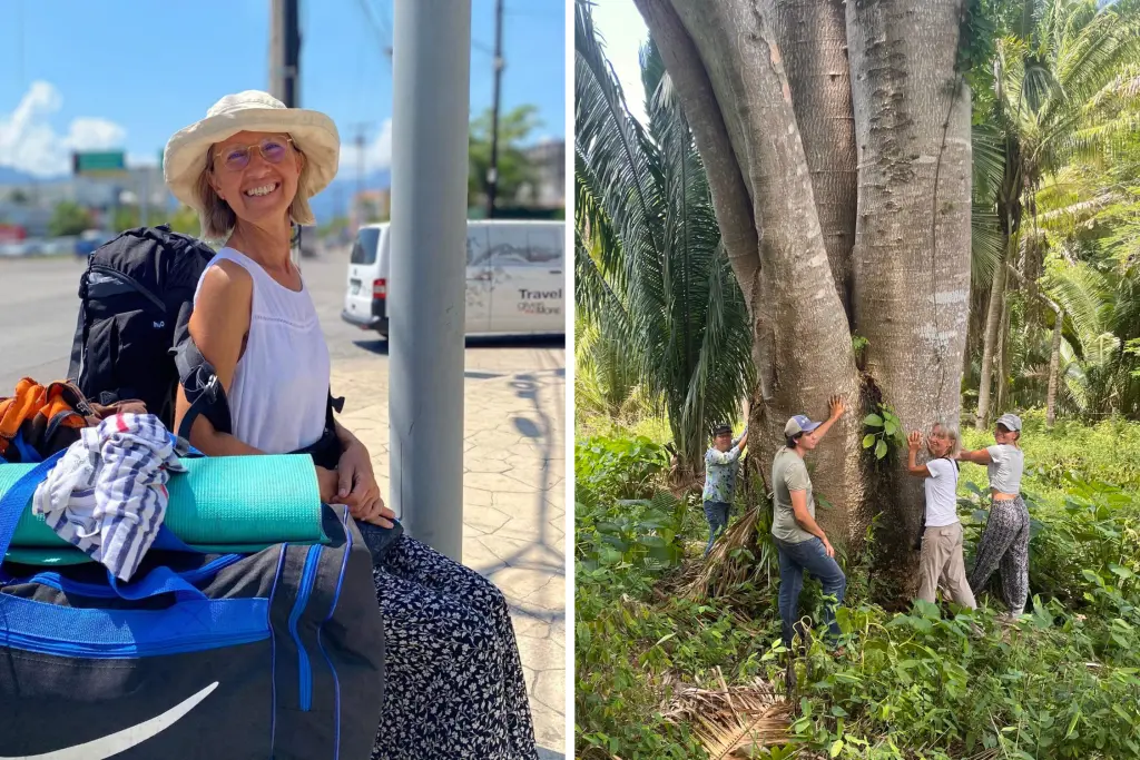 Bozena Mazur exploring nature and cultural experiences while embracing a holistic lifestyle