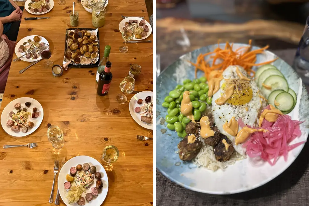 Healthy meals and mindful food choices supporting a holistic nutrition lifestyle