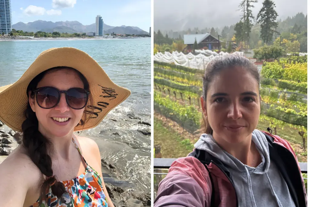 Catherine Guinta Theriault embracing an active lifestyle and connection with nature through holistic wellness