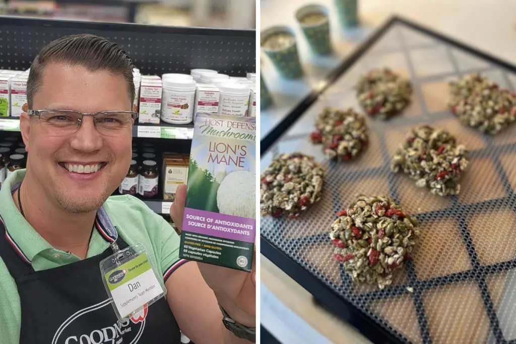 Daniel Semenuk exploring natural health products and creating nutrient-dense snacks as part of a holistic lifestyle