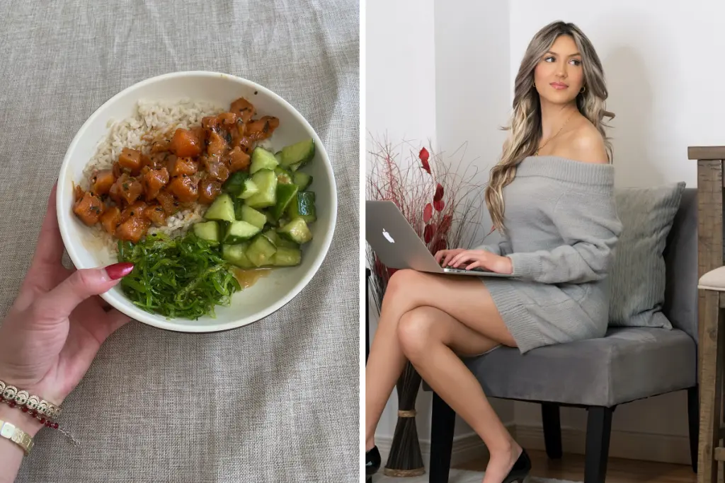 Halinka Hali Caspersz combining nutrition education with practical healthy eating habits during her wellness journey