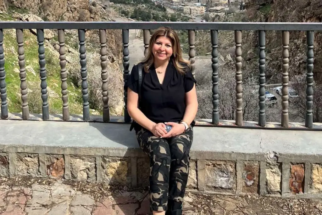 Jwan Shamoun exploring historic landscapes while embracing personal growth, wellness, and cultural connection