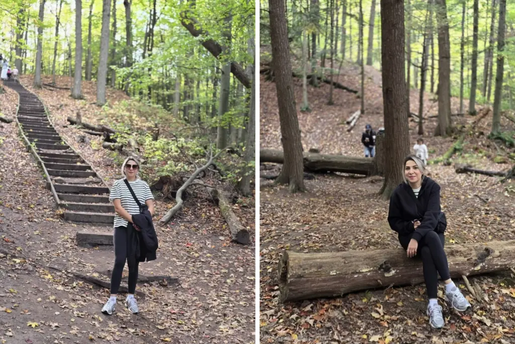 Massiell Arias practicing self-care through nature, mindfulness, and holistic wellness rituals.