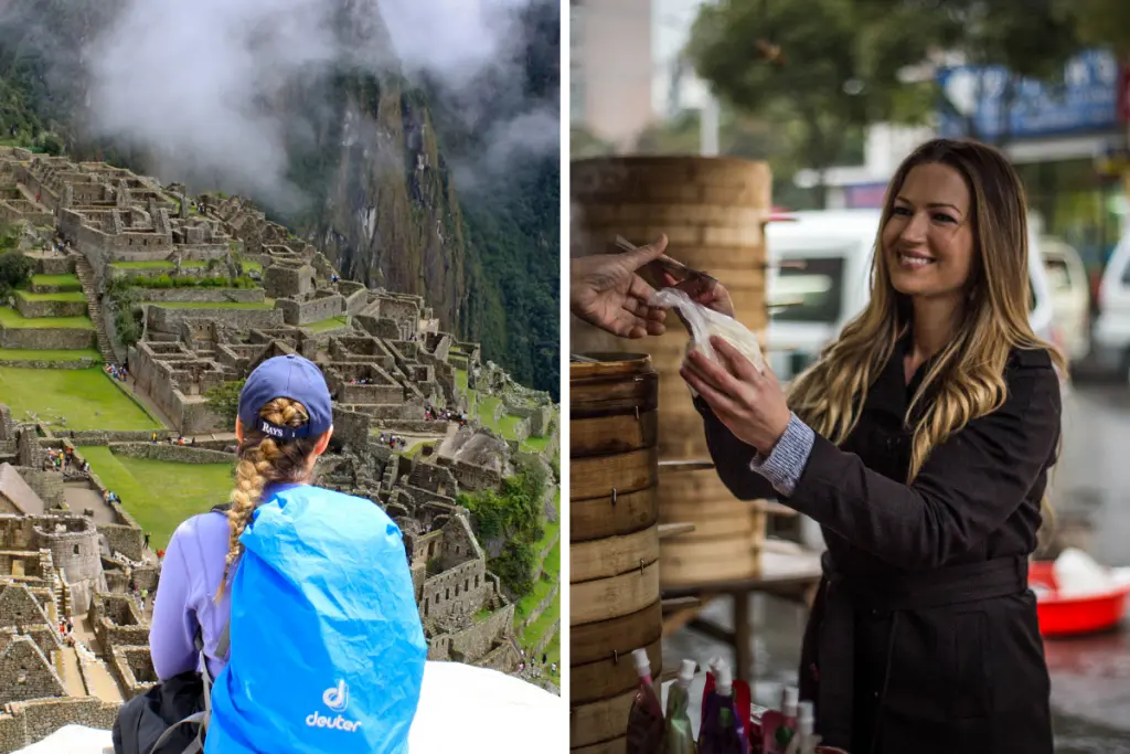 Jennifer Stevens exploring global cultures and food traditions as part of her holistic health journey