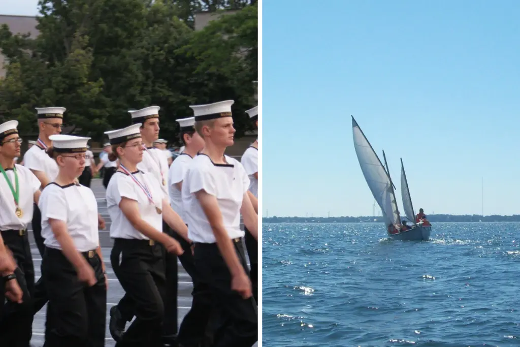 Taylor Bonin’s experiences in cadet training and sailing, reflecting leadership, discipline, and a love of the outdoors.